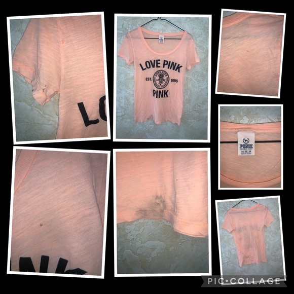 Bundle lot of (7) Vintage PINK Victoria’s Secret Shirts size XS sweater is L - Picture 7 of 7